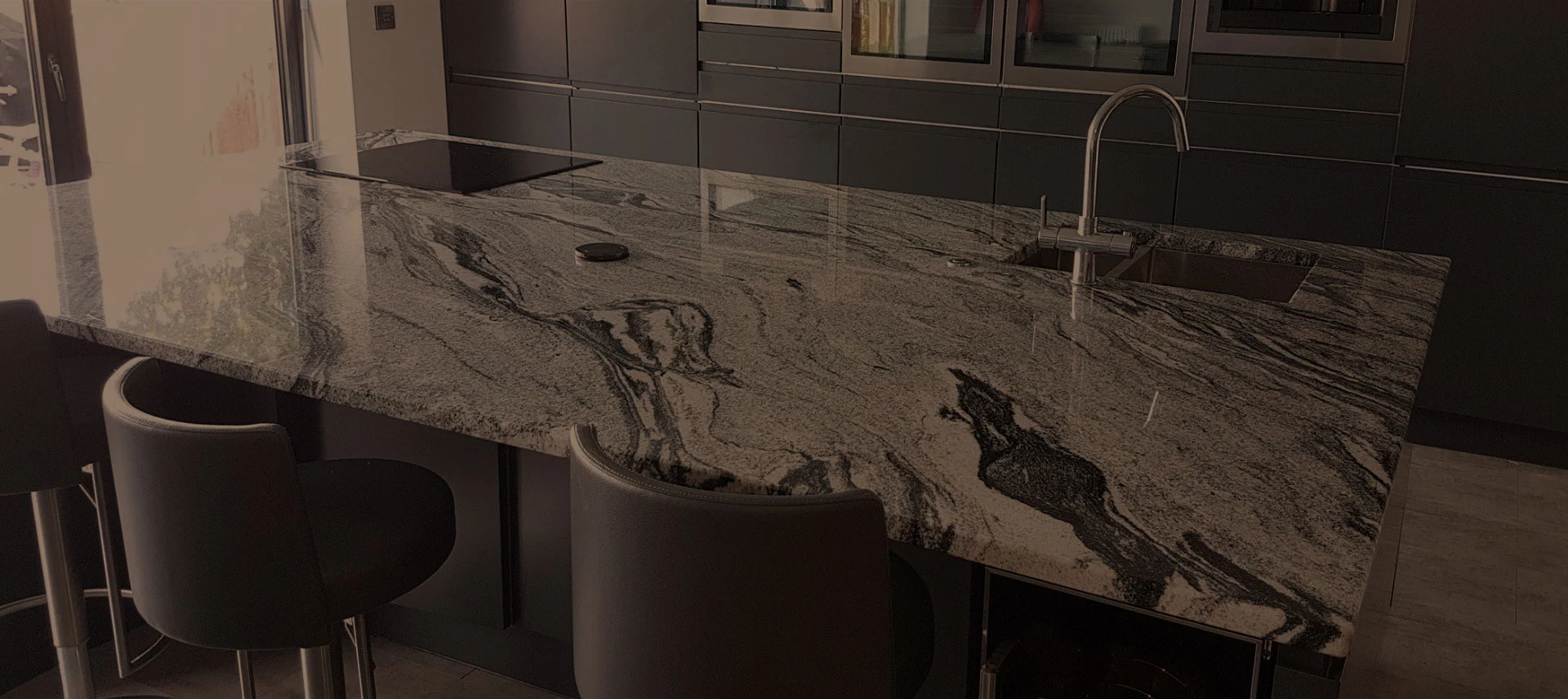 An image of a kitchen worktop.