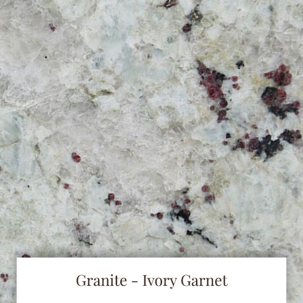 Ivory Garnet Granite at South Yorkshire Marble